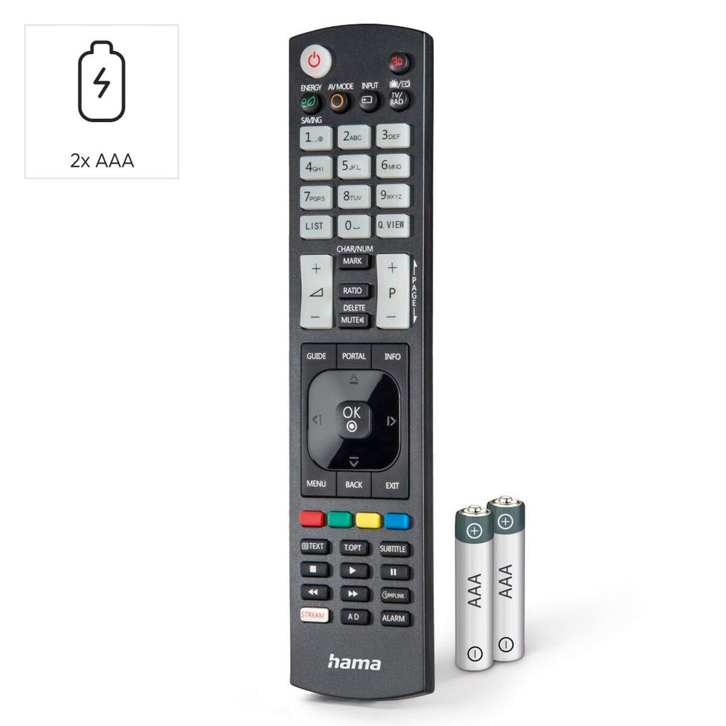 Universal Remote Control Hama 00221062 Black