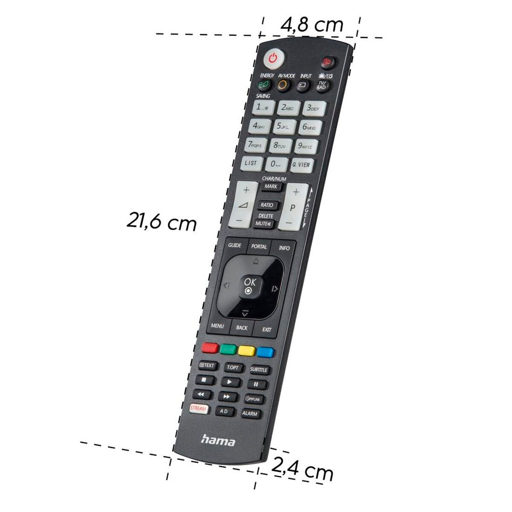 Universal Remote Control Hama 00221062 Black