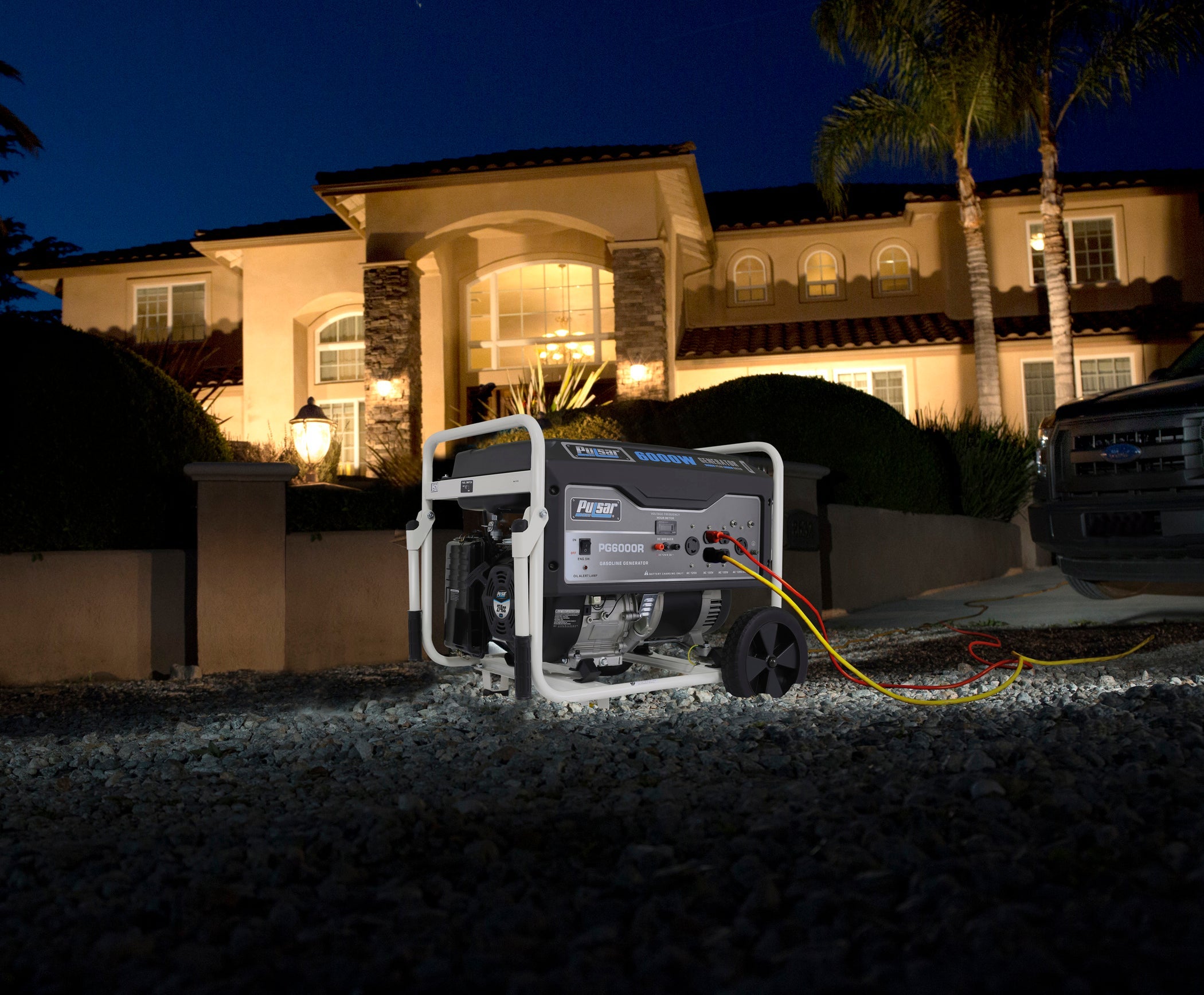 Pulsar 6000-Watt Gas Power Portable Generator (CARB)