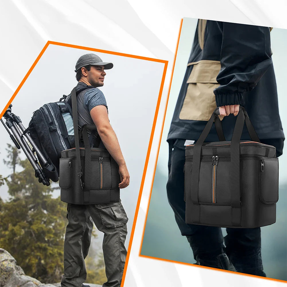 Portable Carrying Case for Jackery Explorer 2000 V2/1000 v2/240 v2/300 Plus Travel Bag Waterproof with Shoulder Strap & Handle